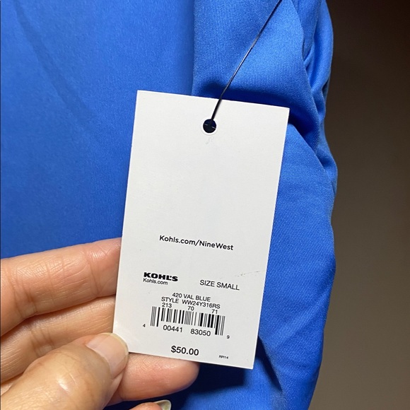 Women's Nine West Side Gathered Bodycon Dress - Picture 3 of 4